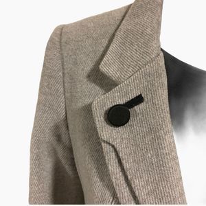 Chatelaine Statement Blazer in Heathered Gray